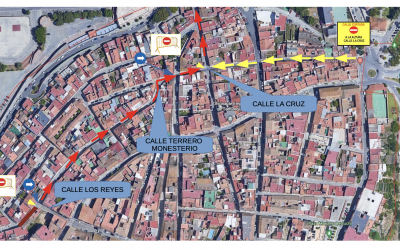 Cambio provisional en la circulación de la calle Terrero Monesterio por obras
