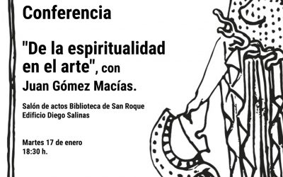 El martes 17, conferencia “De la espiritualidad en el arte” de Juan Gómez Macías