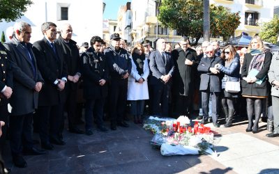 San Roque, presente en la concentración en Algeciras en repulsa por el atentado islamista