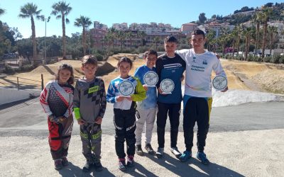 El CD BMX San Roque gana sus primeros trofeos en la Copa de Andalucía