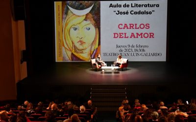 El periodista y escritor Carlos del Amor, “retratado” por el Aula de Literatura