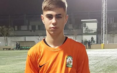 Álvaro Torres, guardameta sanroqueño en la Copa de Andalucía Infantil