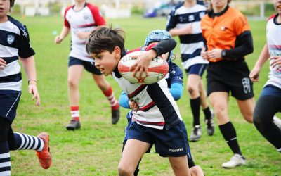 Éxito de participación y organización en la concentración de rugby gradual de escuelas