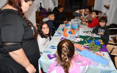 Desarrollado un taller infantil de máscaras en Guadarranque y Miraflores