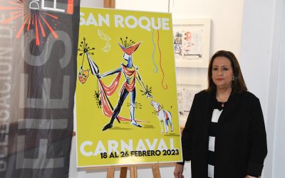 Manuel Muñoz, ganador del concurso del cartel del Carnaval de San Roque 2023