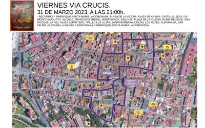 Cortes de tráfico para permitir el paso de los Vía Crucis de Campamento y Casco