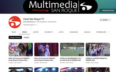Recuperada la cuenta de Canal San Roque en Youtube, 40.000 vídeos que se habían perdido por un hackeo