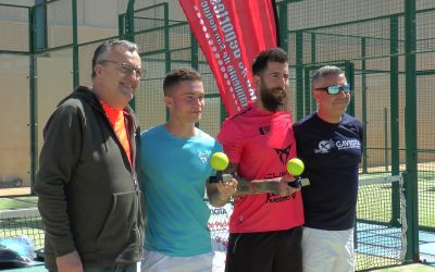 Entrega de premios del Torneo de Pádel organizado por la Escuela de Tenis-Pádel Gaviota