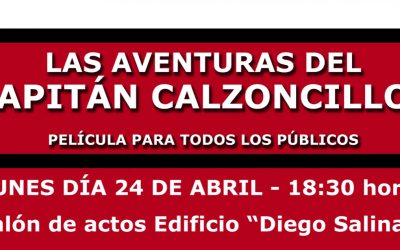 Hoy lunes, Cine en la Biblioteca con “Las aventuras del Capitán Calzoncillos”