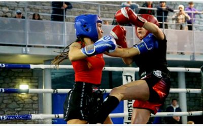 Bárbara Lara, de debutante a campeona, arrasa en el kick boxing en Bélgica