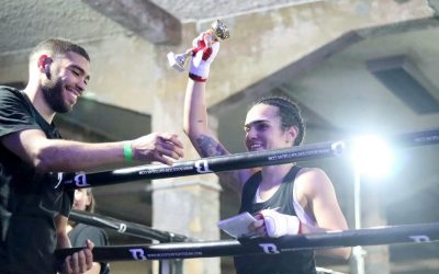 Bárbara Lara Ramos continúa con su idilio con el deporte kick boxing amateur en Bruselas
