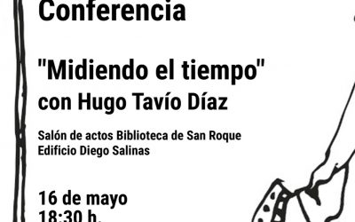 Hugo Tavío dará mañana, martes, la conferencia “Midiendo el tiempo” en el Diego Salinas