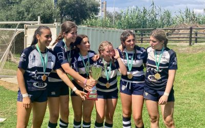 Laura Bautista y Aranda Gallego se coronan campeonas de Andalucía de rugby seven