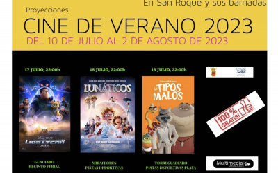 Esta semana, cuatro nuevas citas del Cine de Verano, en Guadiaro, Miraflores, Campamento y casco