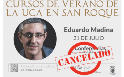 Cancelada la charla de Eduardo Madina en los Cursos de Verano