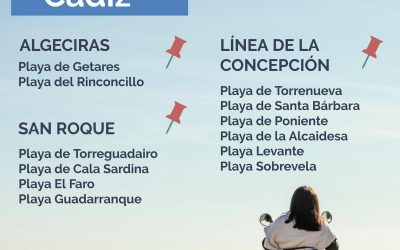 Playas de San Roque, incluídas en la Guía de playas accesibles