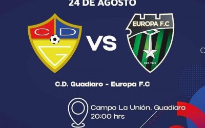 El CD Guadiaro encara ante el Europa FC su cuarto amistoso de pretemporada