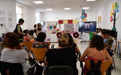 El alumnado del programa “San Roque Activo” elabora un taller sobre solidaridad