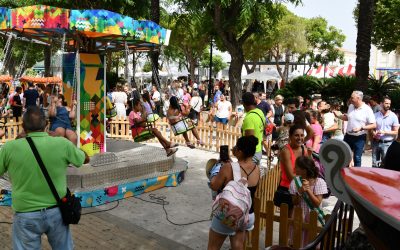 La Alameda Alfonso XI se llena de diversión con motivo de la Fiesta Infantil de la Feria Real