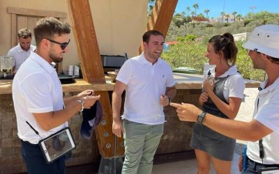 Visita del concejal de Turismo a hoteles en Sotogrande