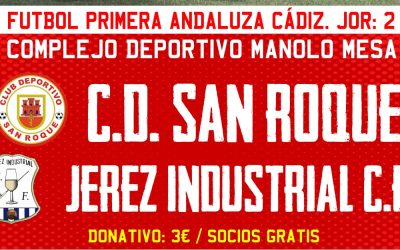 El CD San Roque se enfrenta al Jerez Industrial con la mira en la victoria