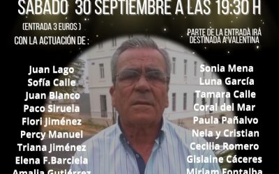 Este sábado, homenaje a Paco del Valle, donde se recaudarán fondos para Valentina