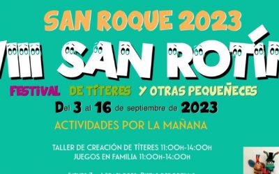 Esta tarde arranca el VIII San Rotín con un taller de títeres y juegos en familia en Taraguilla
