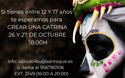 La Tribu propone crear catrinas, máscaras de calaveras mexicanas para la Noche de los Muertos