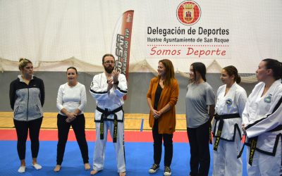 El CD Do-San impartió un taller de defensa personal en el Pabellón Ciudad de San Roque