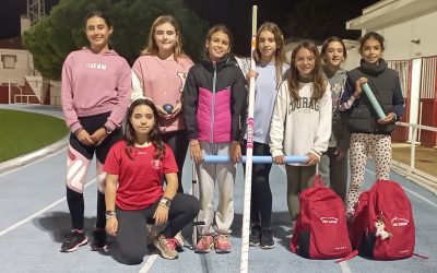 Las atletas sanroqueñas dispuestas a dejar huella en el Campeonato de Andalucía Sub 12