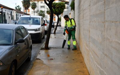 Limpieza especial por avenidas y zonas residenciales de San Roque Ciudad