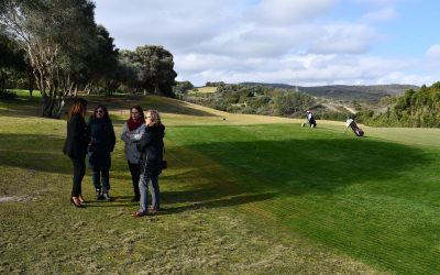 Visita municipal a la Copa de Andalucía de Golf que se está disputando en San Roque
