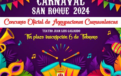 Mañana finaliza el plazo para inscribirse en el concurso de Agrupaciones carnavalescas