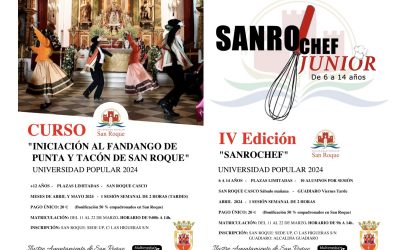 La UP pone en marcha Sanrochef Junior IV y un curso del Fandango de Punta y Tacón