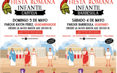 Fiestas romanas infantiles en Guadiaro y Guadarranque el primer fin de semana de mayo