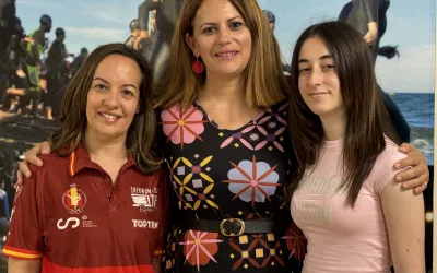 Mónica Córdoba se reúne con dos embajadoras del “Planeta Femme”