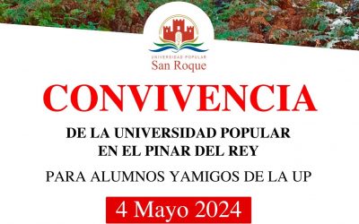 Mañana sábado, convivencia de la Universidad Popular en el Pinar del Rey