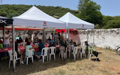Sierra del Arca y La Doctora acogieron el domingo la convivencia del Motoclub La Alternativa
