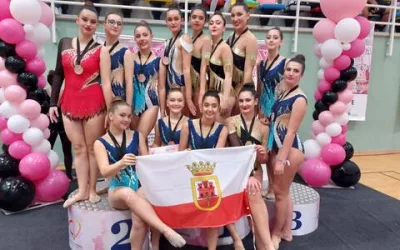 Éxito de la gimnasia rítmica de San Roque en la final del II Campeonato Interprovincial