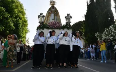 Procesión de la Virgen en Guadiaro en conmemoración del Milagro, 41 años después