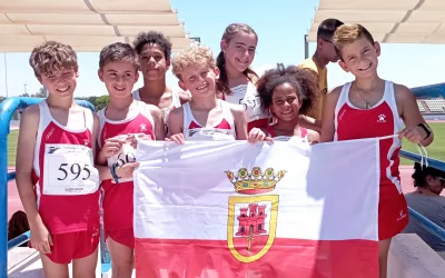 Excelente papel de atletas sanroqueños sub-12 en el Campeonato de Andalucía