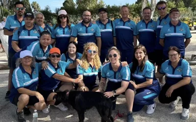 Felicitación a los dos clubes de petanca locales por sus éxitos en la liga provincial