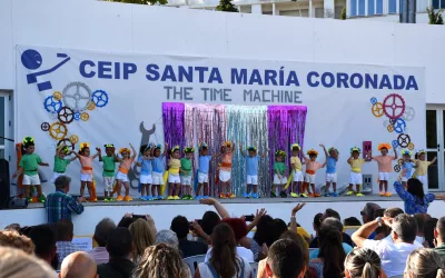 Muchos bailes en la Fiesta Fin de Curso del CEIP Santa María Coronada