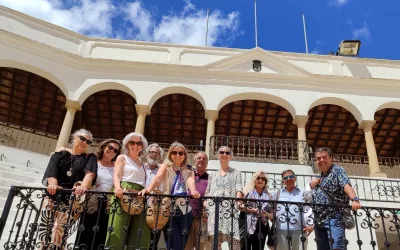 Una docena de visitantes de la provincia conocen los atractivos de San Roque