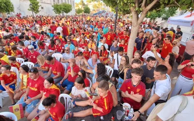 San Roque festeja a lo grande la victoria de La Roja en la Eurocopa