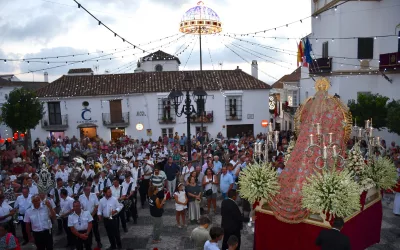 Misa y Procesión en honor a la Patrona de San Roque, Santa María La Coronada