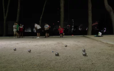 Excelente noche de petanca en Miraflores