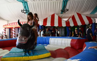 Animada fiesta infantil en la Feria de la Estación