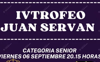 El IV Trofeo Juan Serván de fútbol se desarrolla este fin de semana
