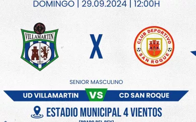 El CD San Roque se enfrenta este domingo a la UD Villamartín